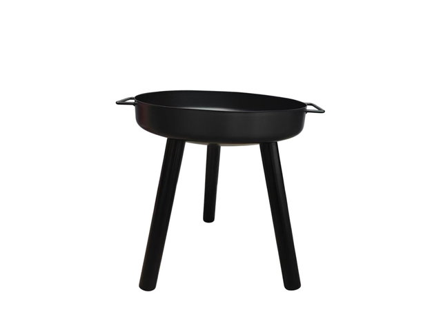Feuerschale höhenverstellbar, Feuerstelle aus Stahl Ø57cm schwarz Feuerschale höhenverstellbar, Feuerstelle aus Stahl Ø57cm schwarz